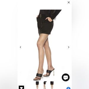 Women’s black mini skirt